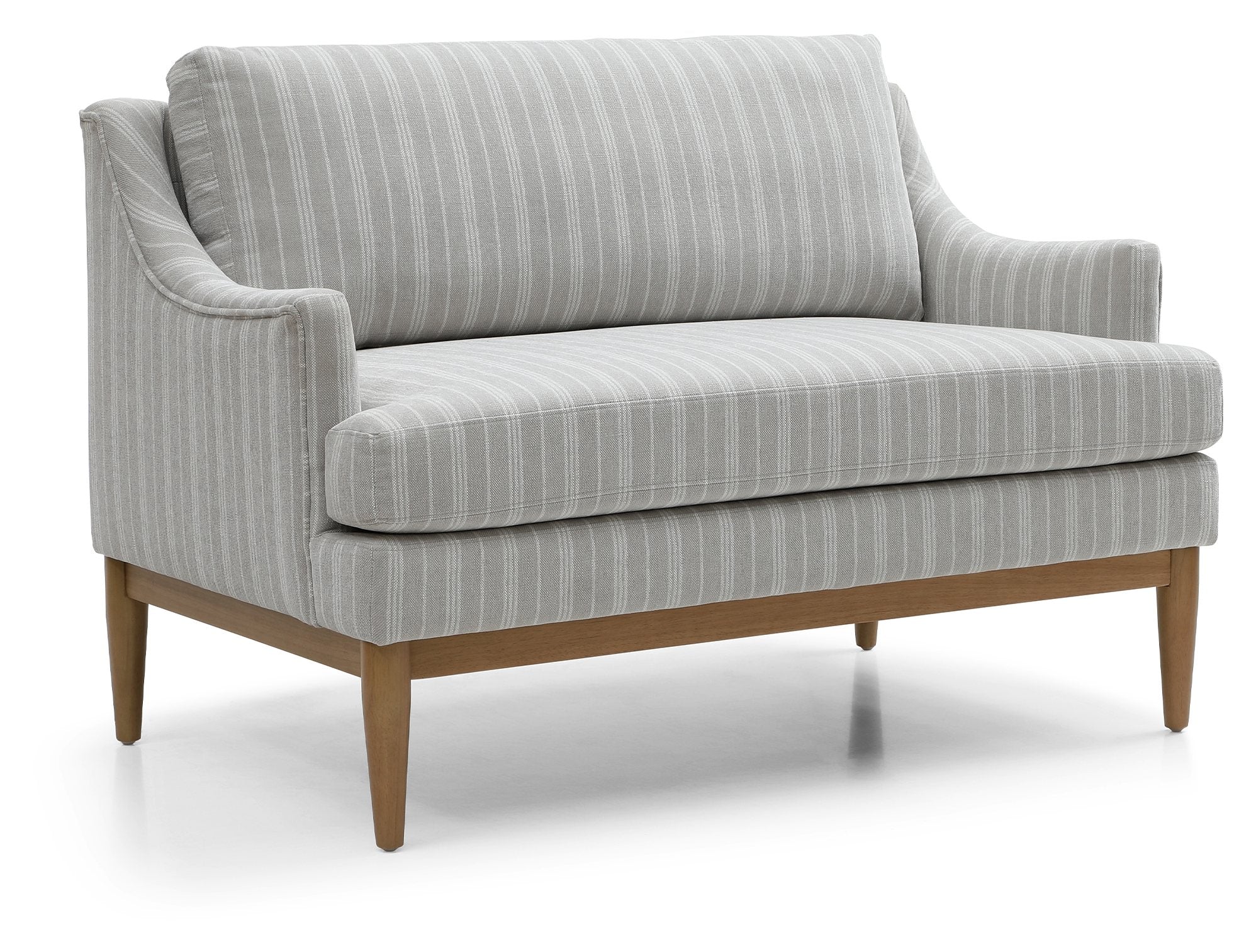 Briar 2 seater 'Loveseat' - Natural Stripe Chenille