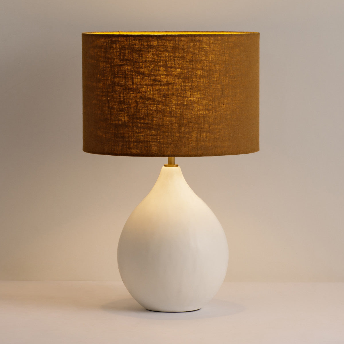 Lamp - Small Round Gesso