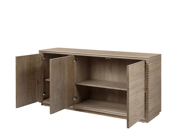 Wickham Ribbed Oak Sideboard