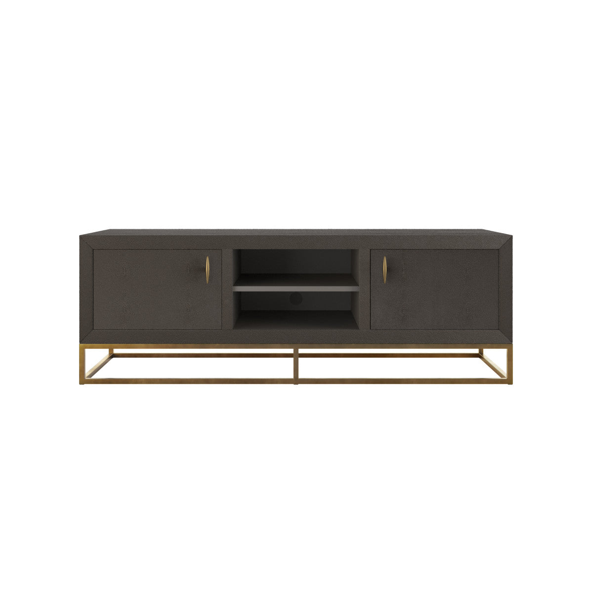 Hampton TV Unit | Brown Shagreen