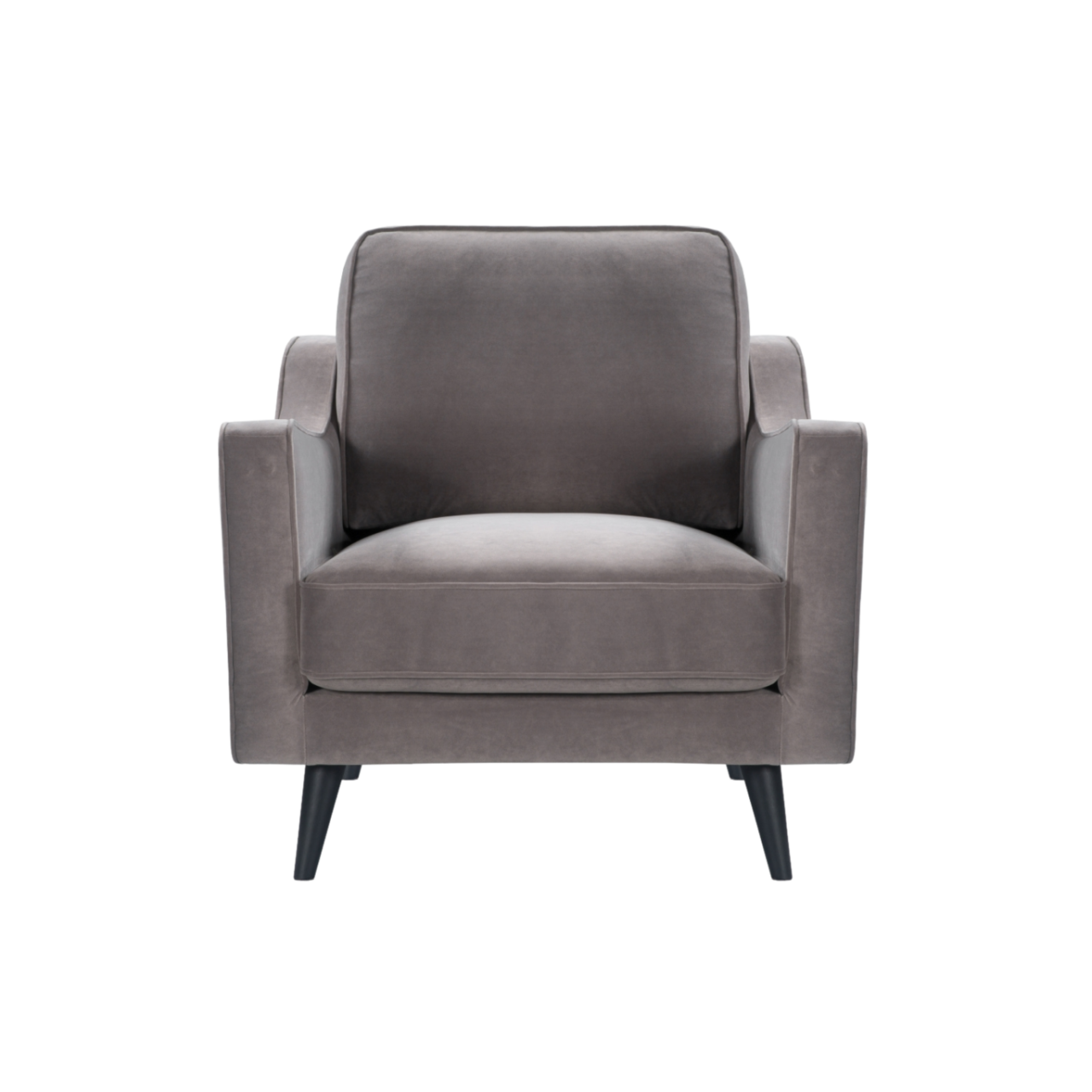 Daffy Armchair - Mink Velvet