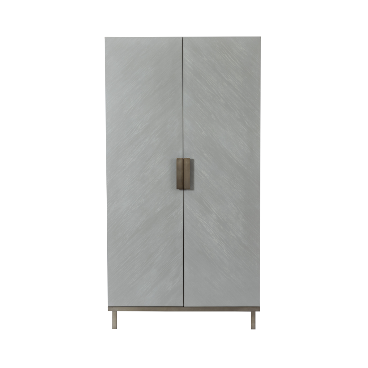 Lilly 2 Door Wardrobe - Grey Oak Veneer