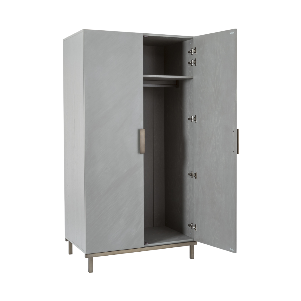 Lilly 2 Door Wardrobe - Grey Oak Veneer