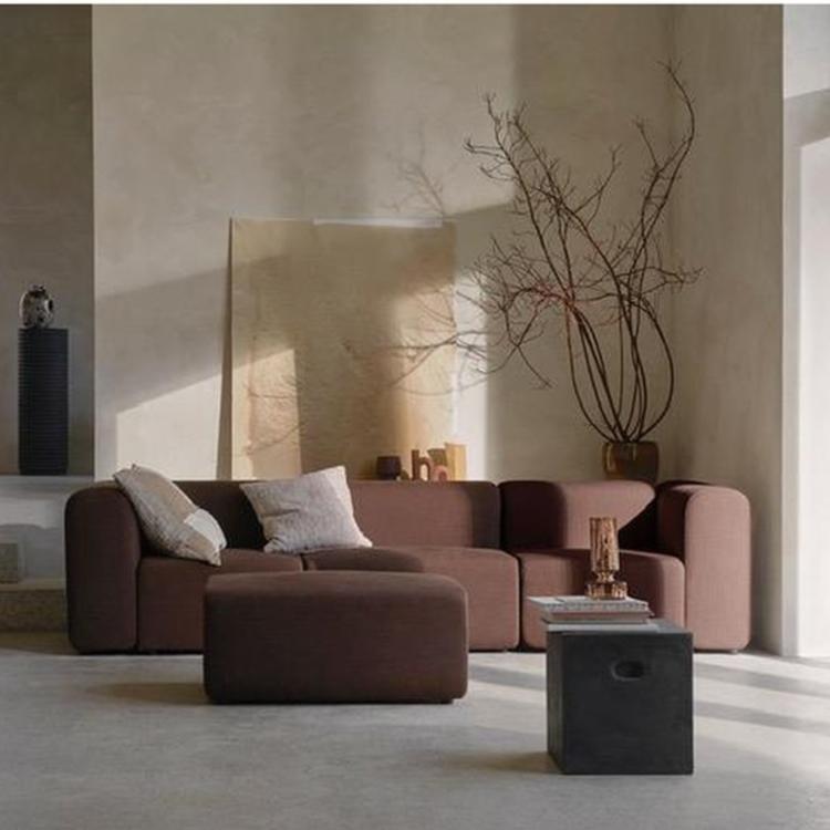 Broste Copenhagen Lagoon Chocolate Module Sofa Set