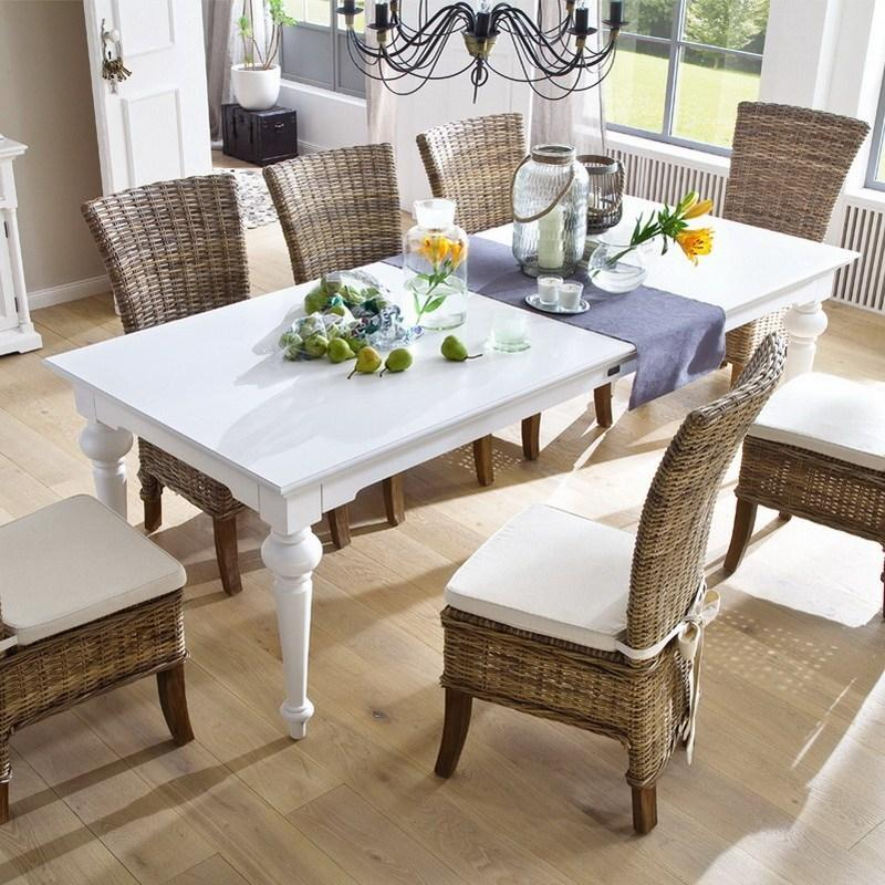 Provence French Country White 71" Dining Table