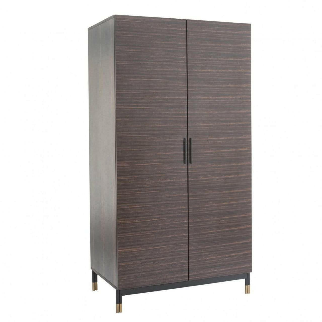 Bali 2 Door Wardrobe - Ebony