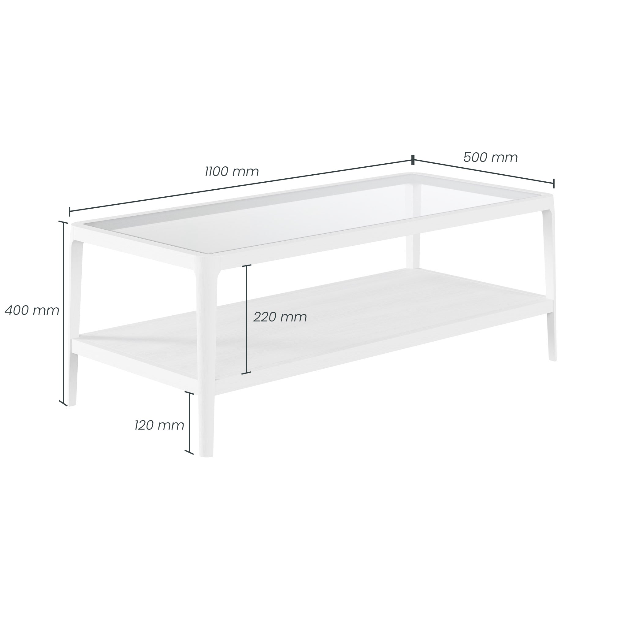 Abberley Coffee Table - White