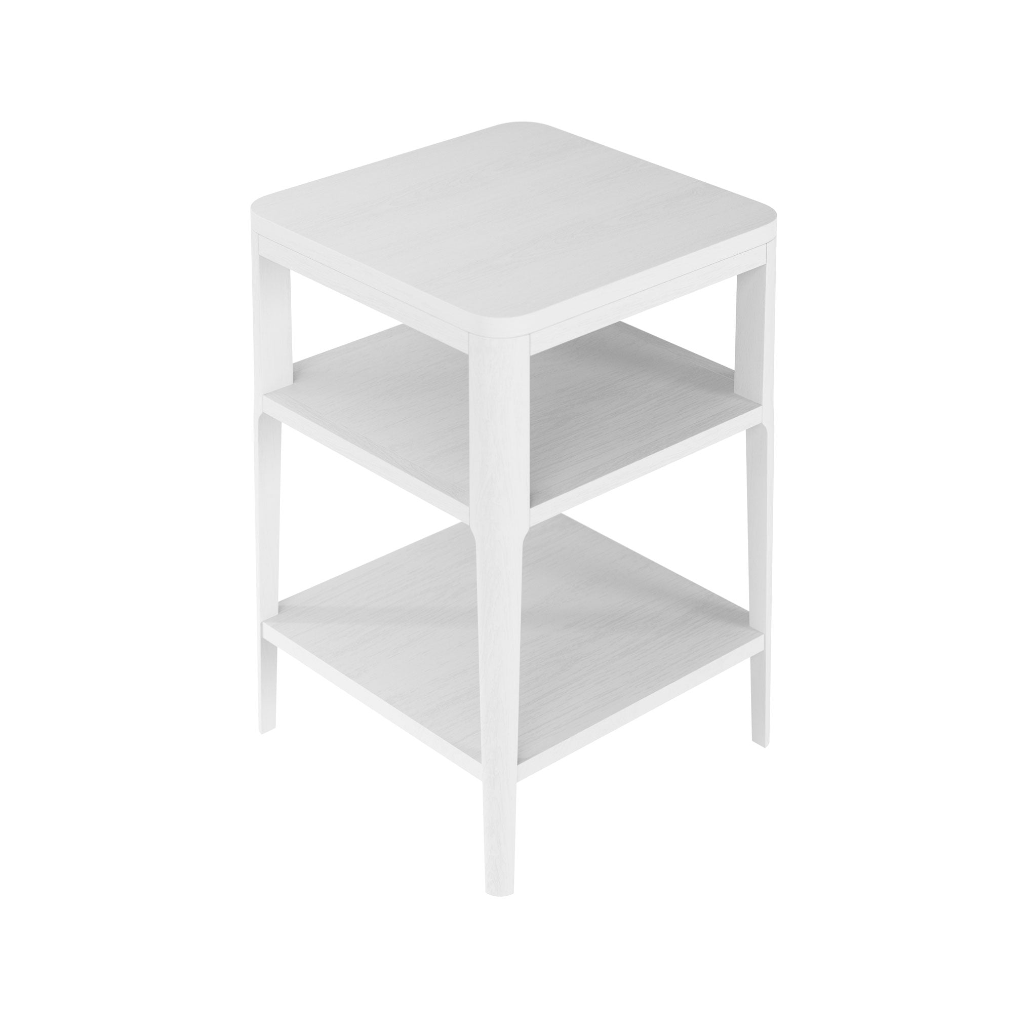 Abberley End Table - White