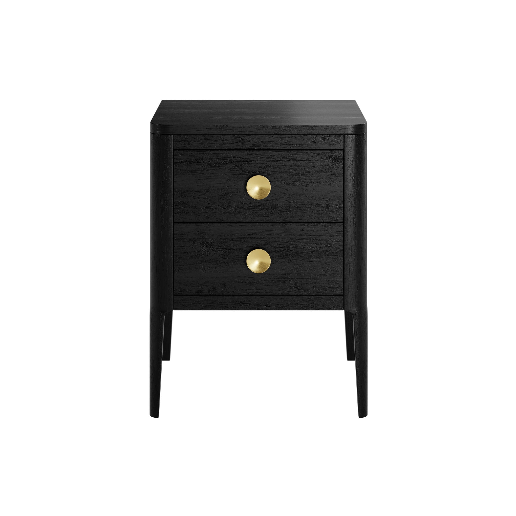 Abberley Bedside - 2 Drawer Black