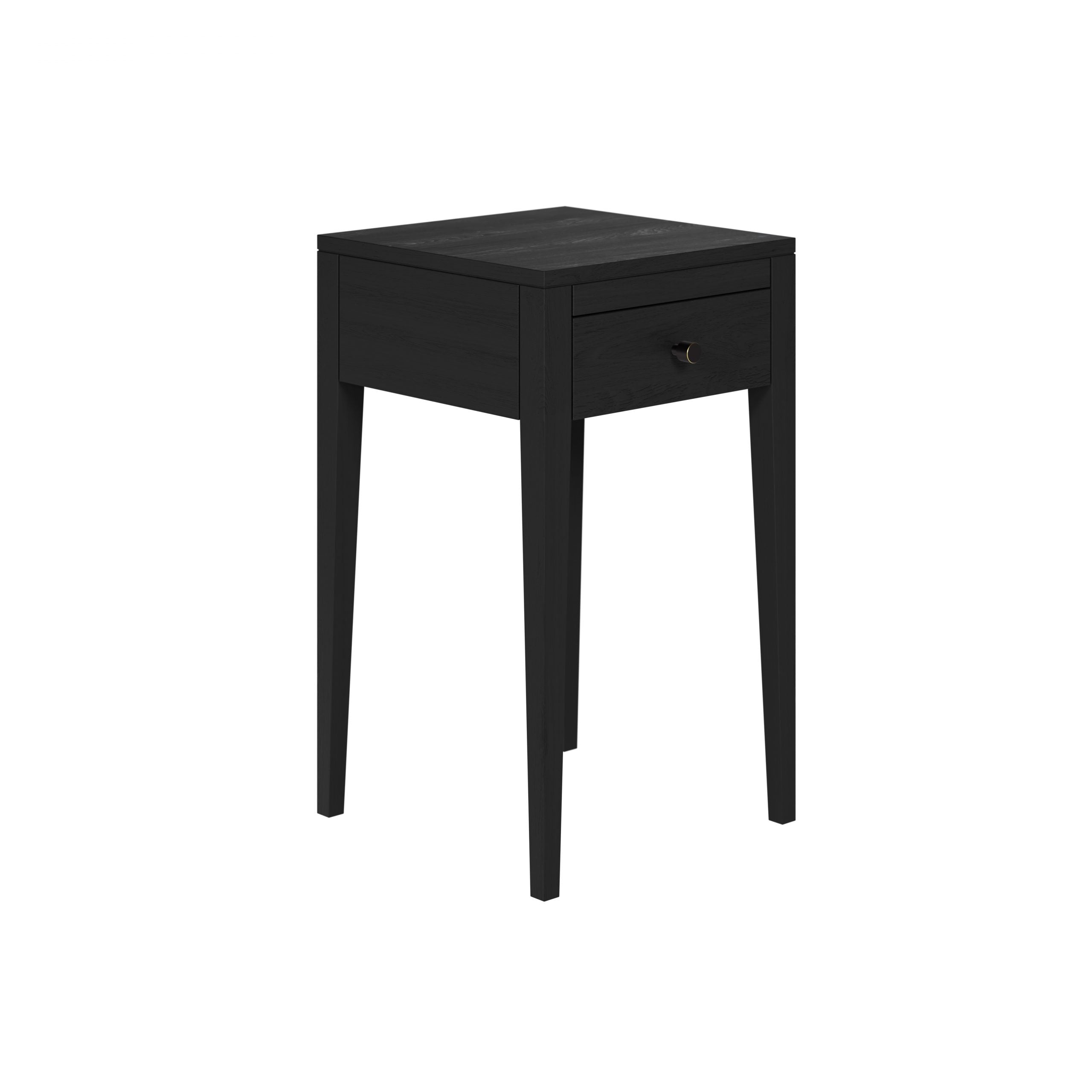 Radford Bedside | Black | 1 Drawer