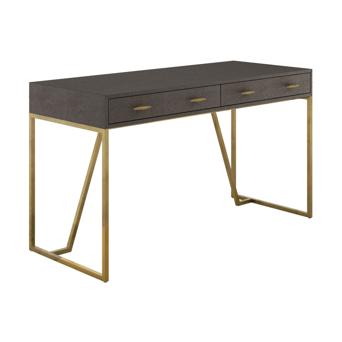 Hampton Desk | Brown Shagreen