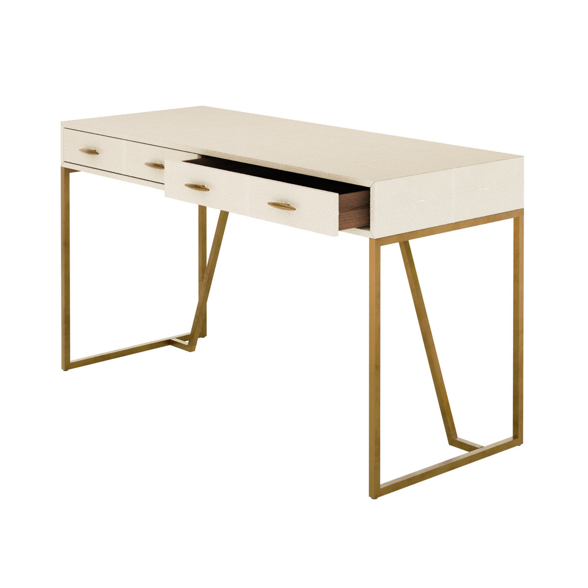 Hampton Desk | Ivory Shagreen