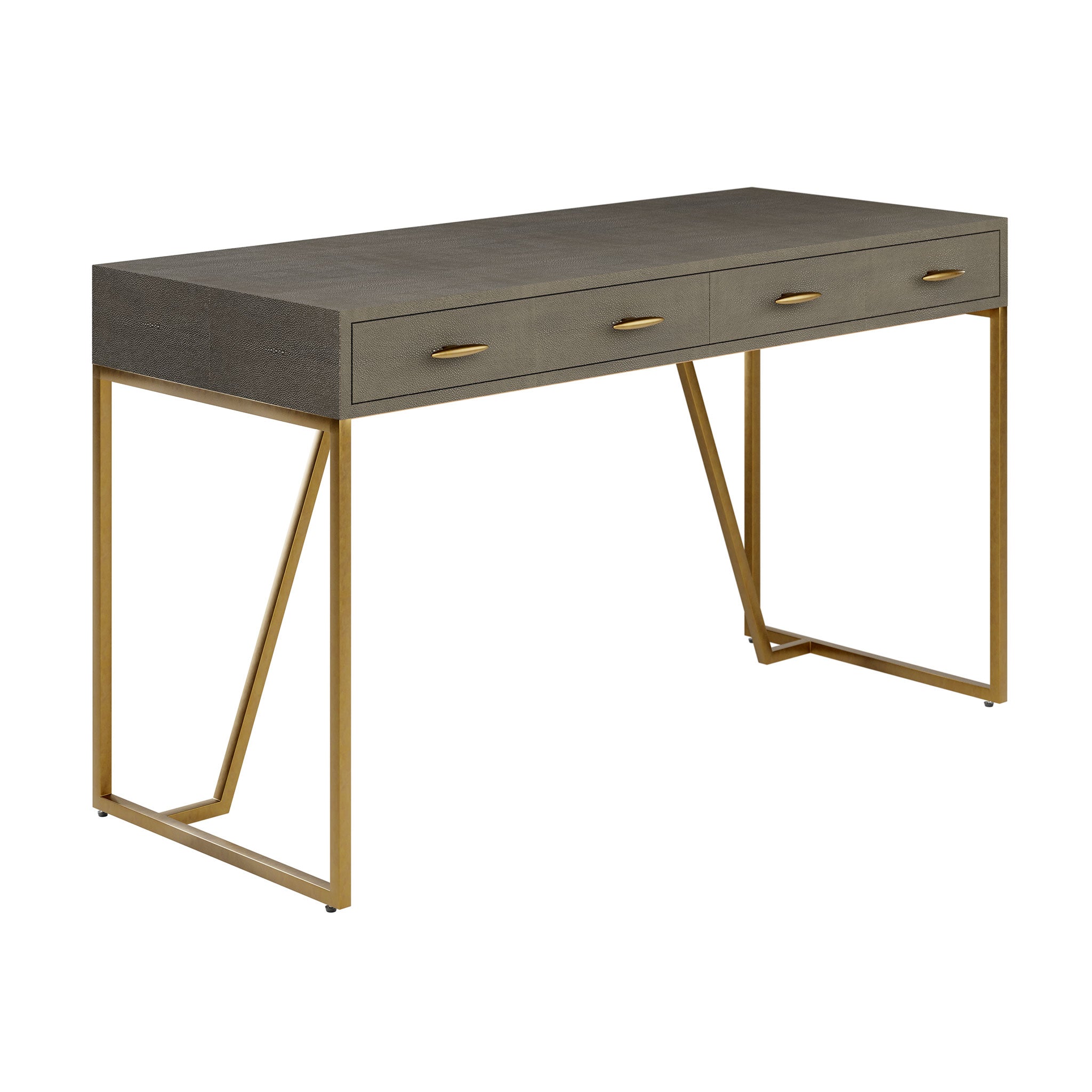 Hampton Desk | Grey Shagreen