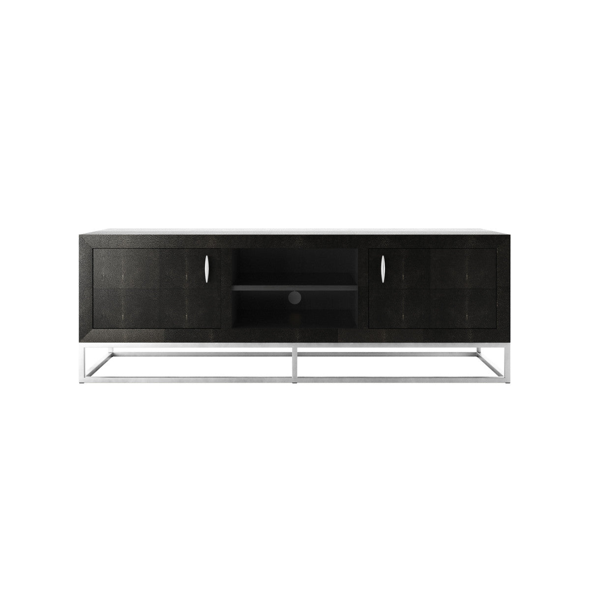 Hampton TV Unit | Black Shagreen