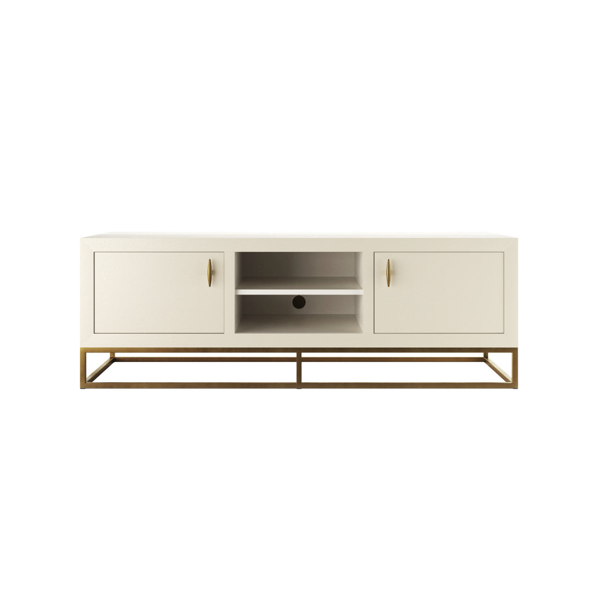 Hampton TV Unit | Ivory Shagreen