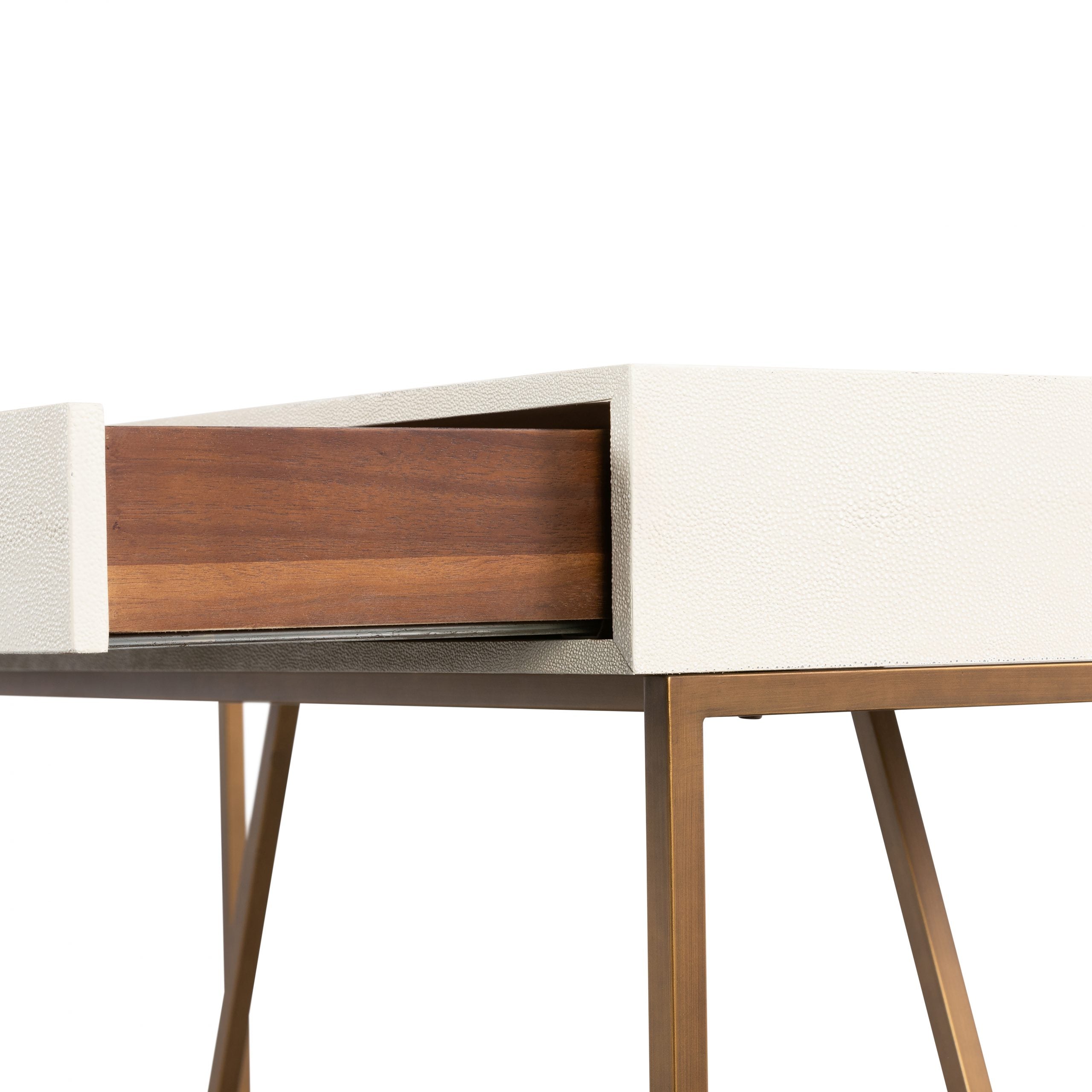 Hampton Desk | Ivory Shagreen