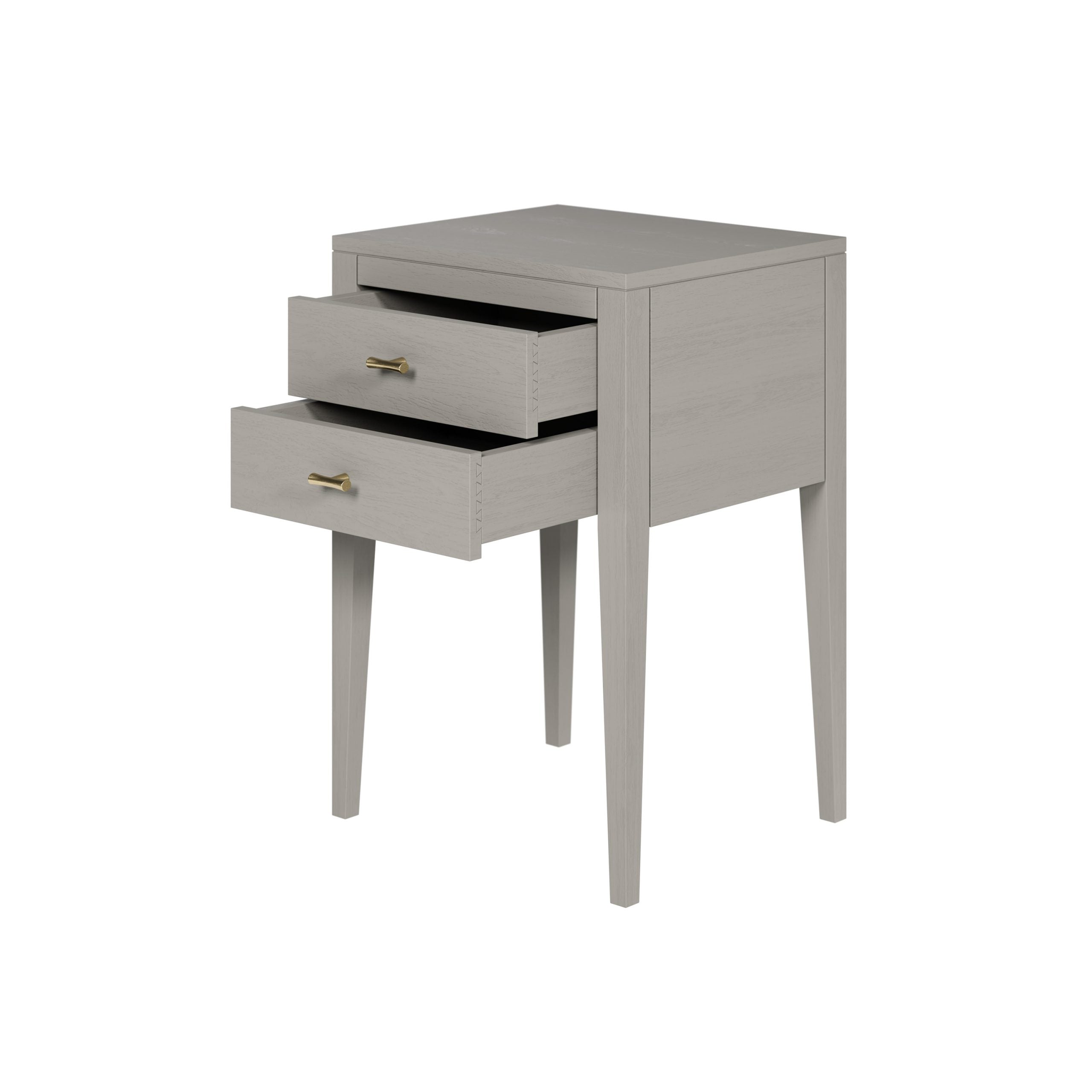 Radford Bedside | Grey | 2 Drawers