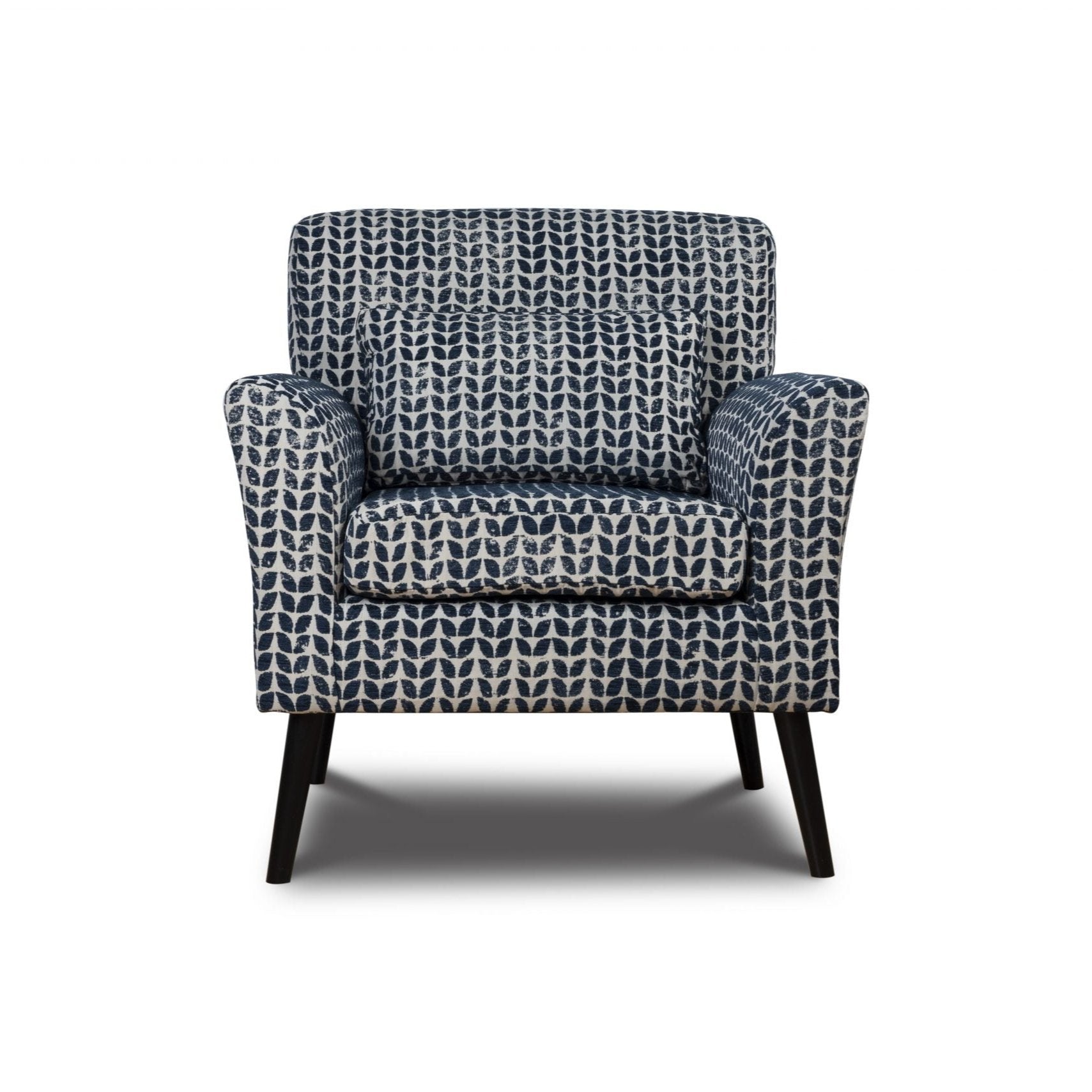 Warnborough Club Chair Blue by D.I. Designs